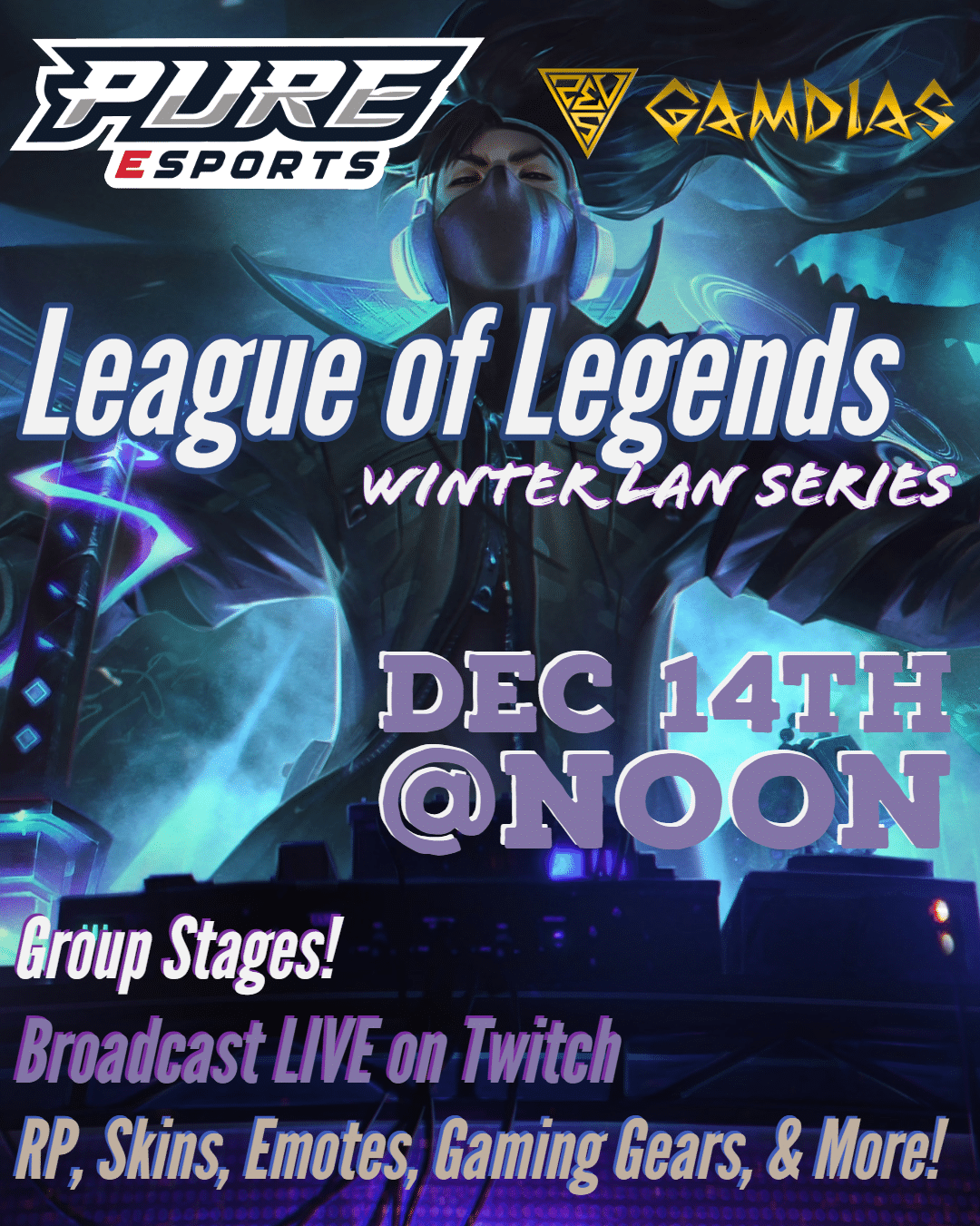 League Of Legends 5v5 Winter Series Pure Esports